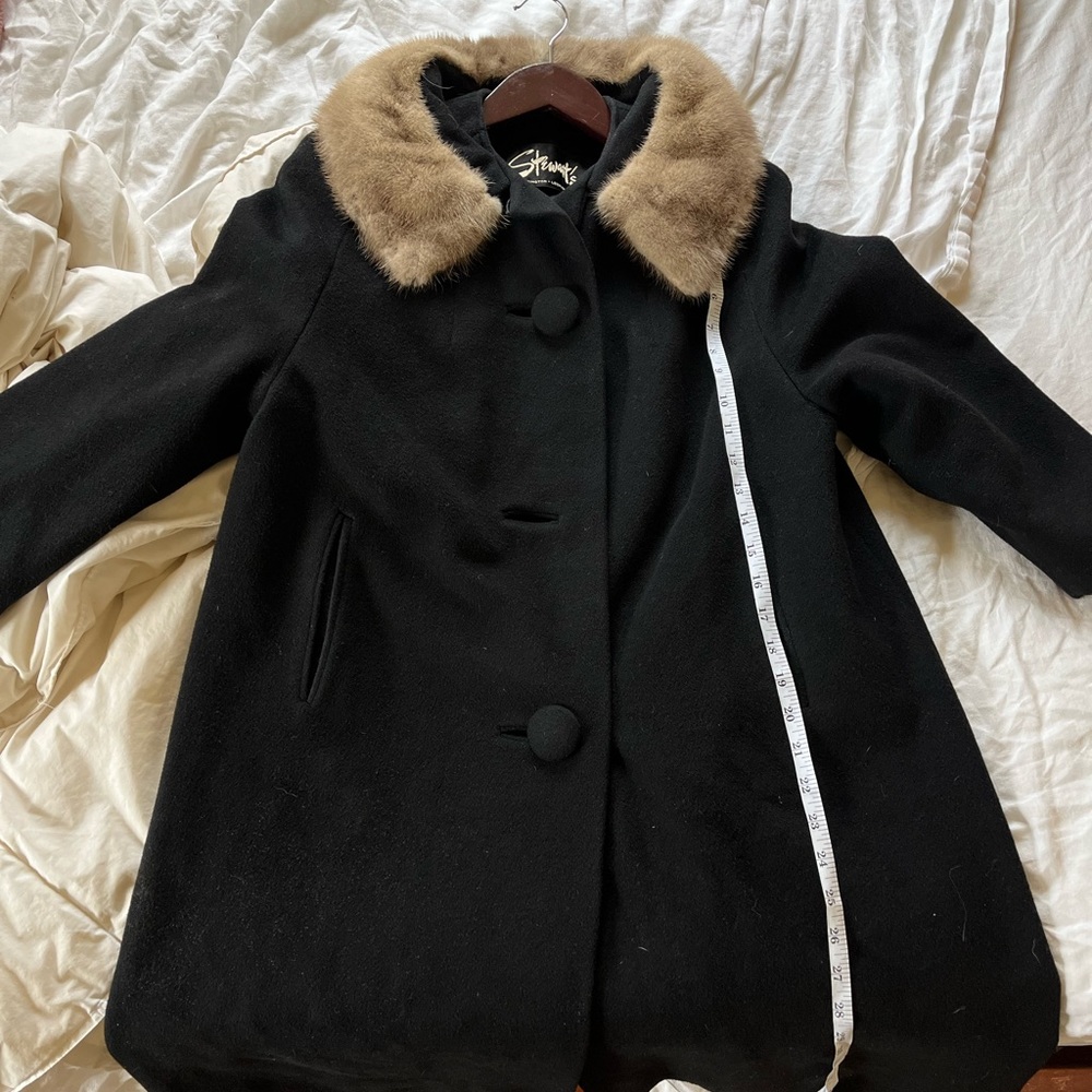 100% cashmere vintage coat